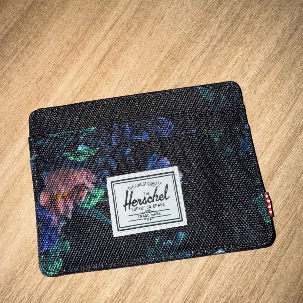 Herschel Supply Company Black Wallet Compact Card Holder